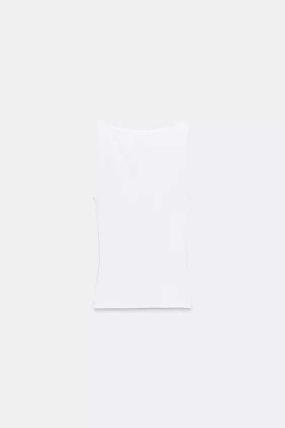 MINIMALIST SLEEVELESS TOP | Zara UK