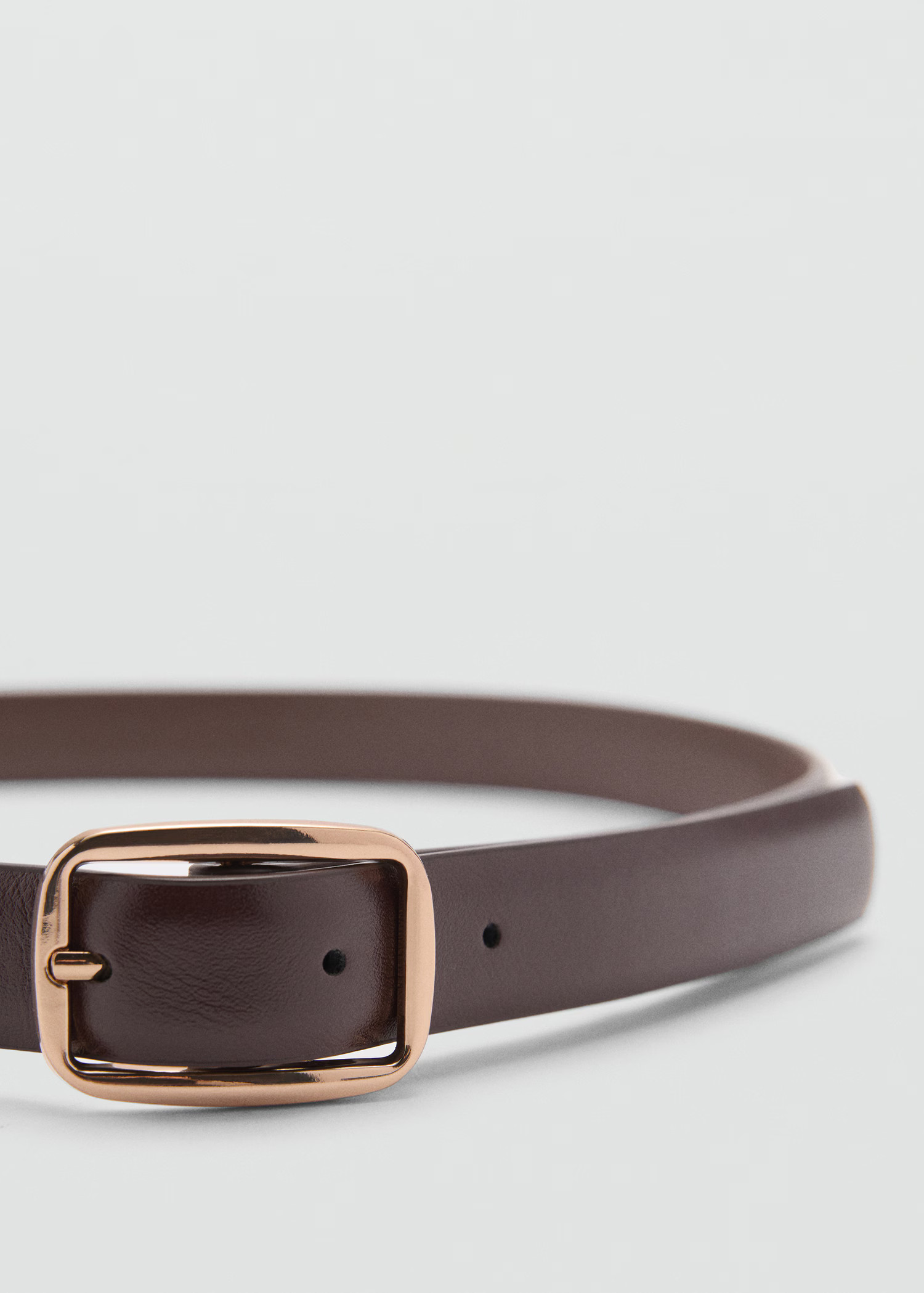 Square buckle belt - Woman | MANGO USA | MANGO (US)