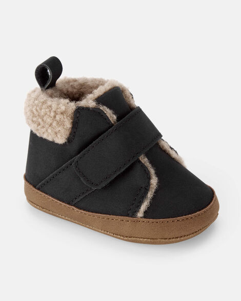 Carter's Baby Boys Boy Sherpa Boots - Black/Brown 1 Black | Carter's Inc