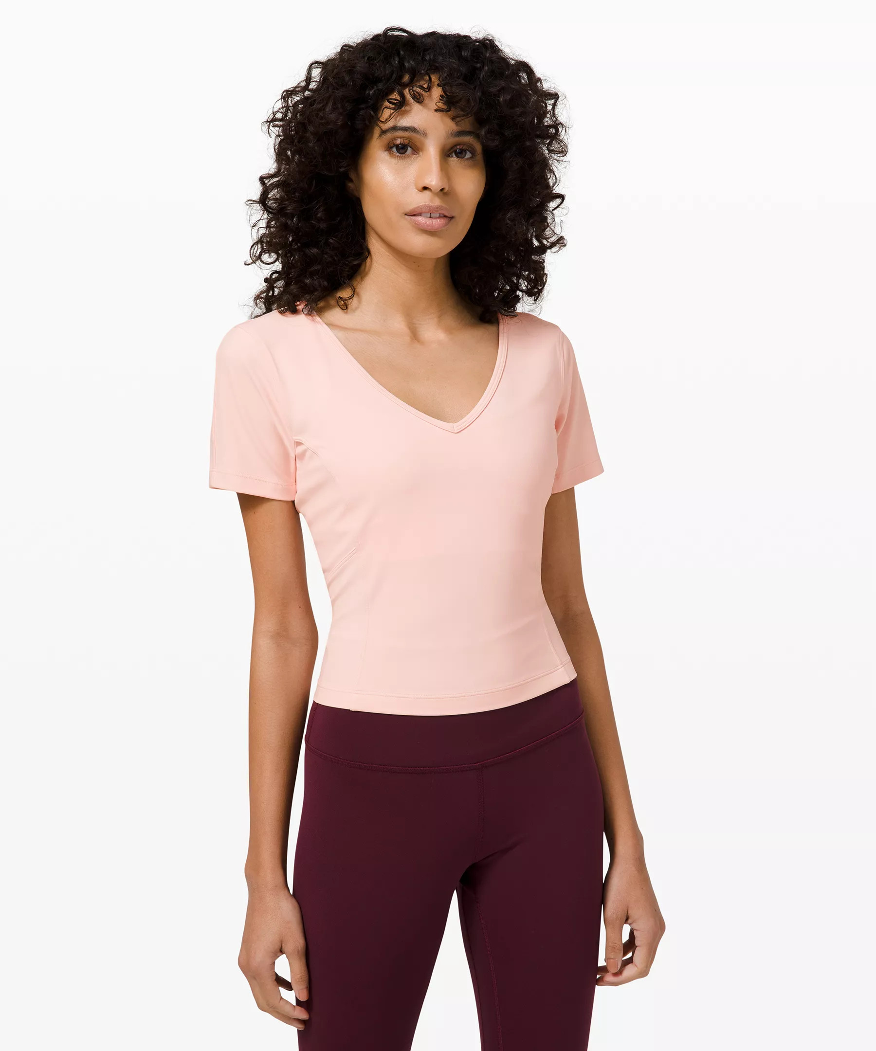 Nulu™ Cropped Slim Yoga Short Sleeve | Lululemon (US)