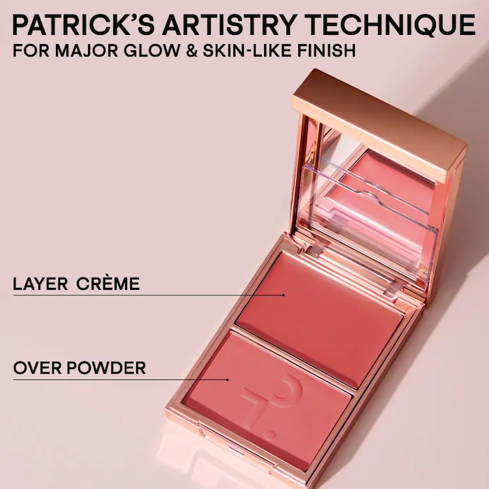 Major Beauty Headlines - Double-Take Cr\u00e8me & Powder Blush - PATRICK TA | Sephora | Sephora (US)