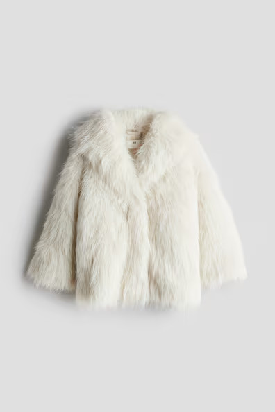 H & M - Shaggy Jacket - Beige | H&M (US + CA)