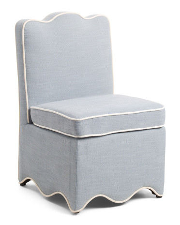 21x33 Scalloped Bottom Skirted Dining Chair | Kitchen & Dining Room | Marshalls | Marshalls