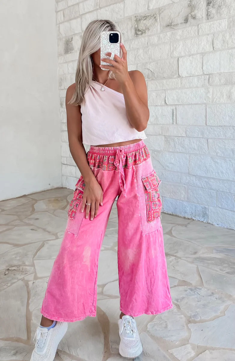 Vibe Check Crochet Cargo Pants | CK Squared Boutique