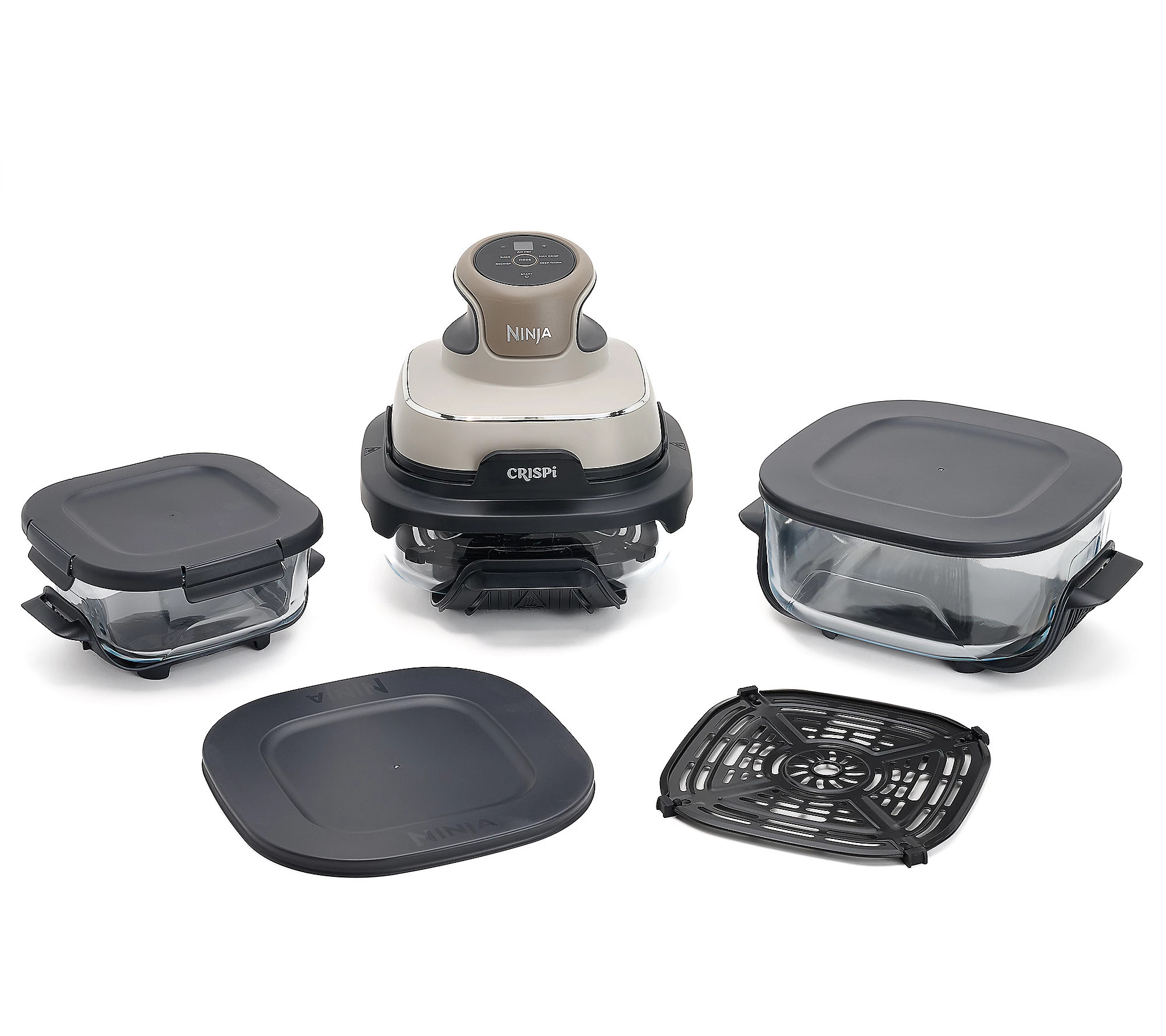 Ninja Crispi 4-in-1 Portable Cooking System w/3 Cook Containers | QVC