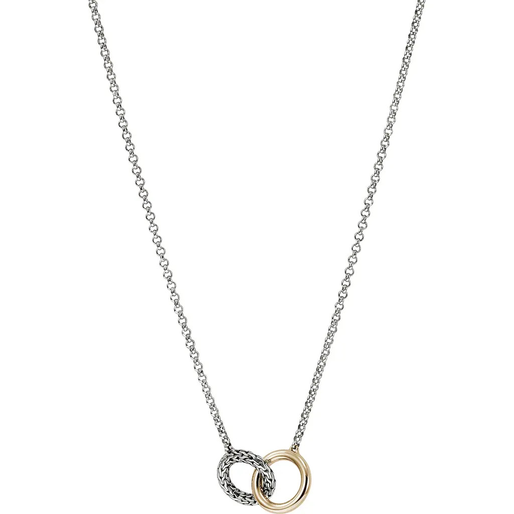 John Hardy JH Essential Linked Necklace, Gold, Sterling Silver at Nordstrom, Size 18 | Nordstrom