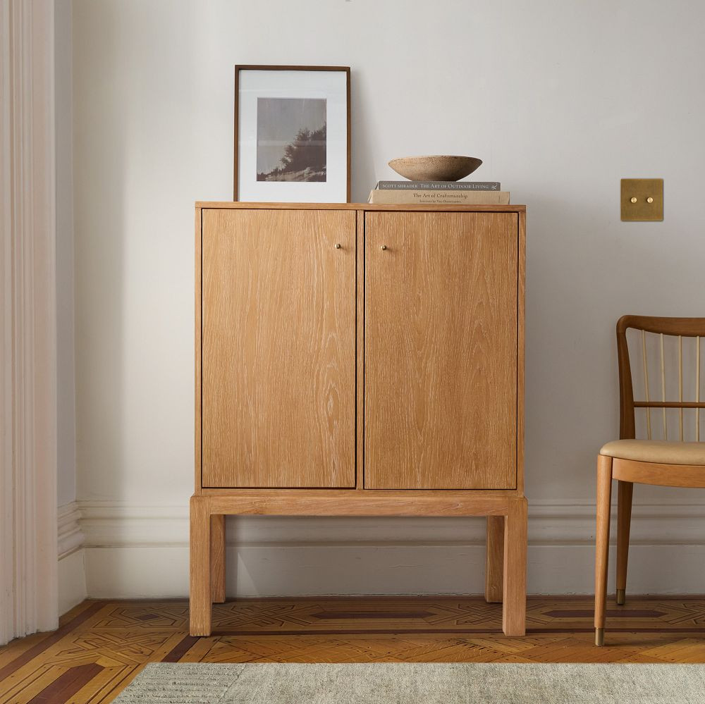 Tobin Cerused Cabinet (33") | West Elm (US)