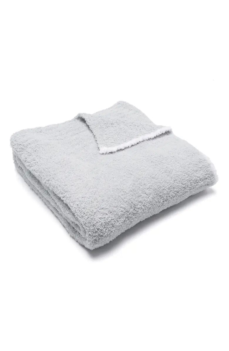 Barefoot Dreams CozyChic™ Rib Trim Throw - 45" x 60" | Nordstrom Rack