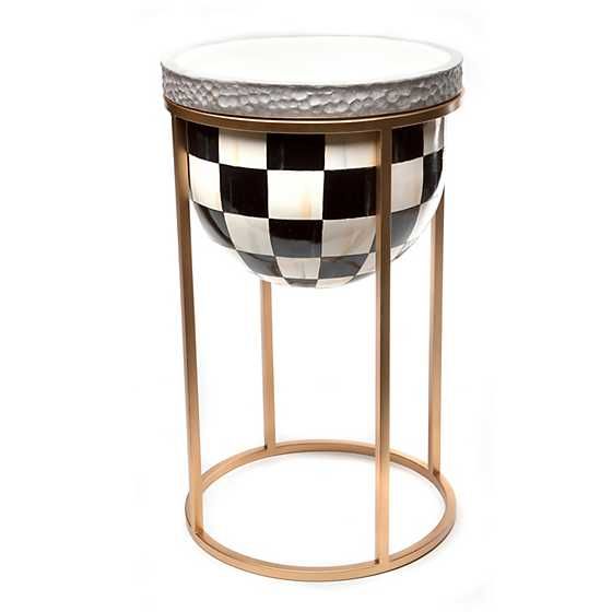 Courtly Check Plant Stand - Short | MacKenzie-Childs