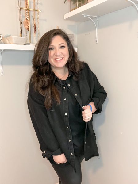 Loving this amazon Shacket! It will be great to wear now and transition into spring ! 
.
Wearing a XXL

#LTKunder50 #LTKcurves #LTKstyletip