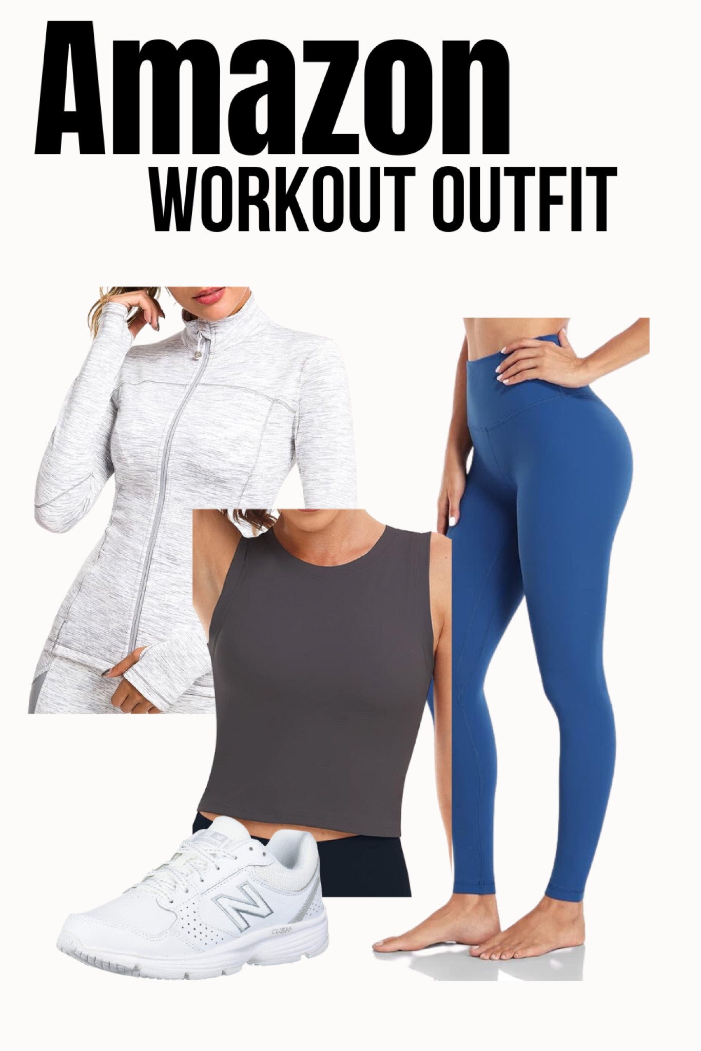 Amazon workout finds, leggings, tank top, sneakers, fitness 

#LTKfitness #LTKfindsunder50 #LTKstyletip