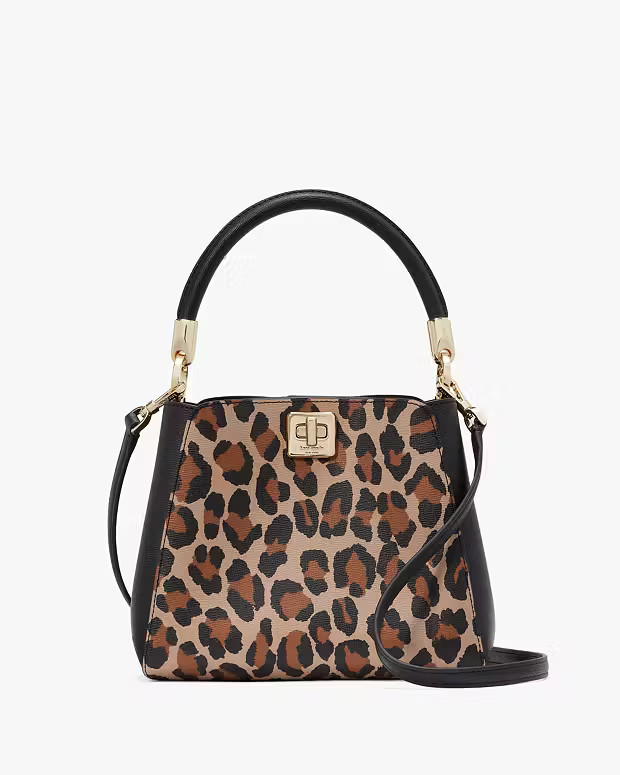 Phoebe Spotted Leopard Top Handle Satchel | Kate Spade Outlet