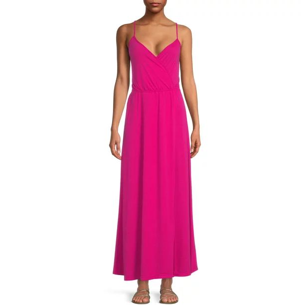 Nine.Eight Women's Wrap Maxi Dress - Walmart.com | Walmart (US)
