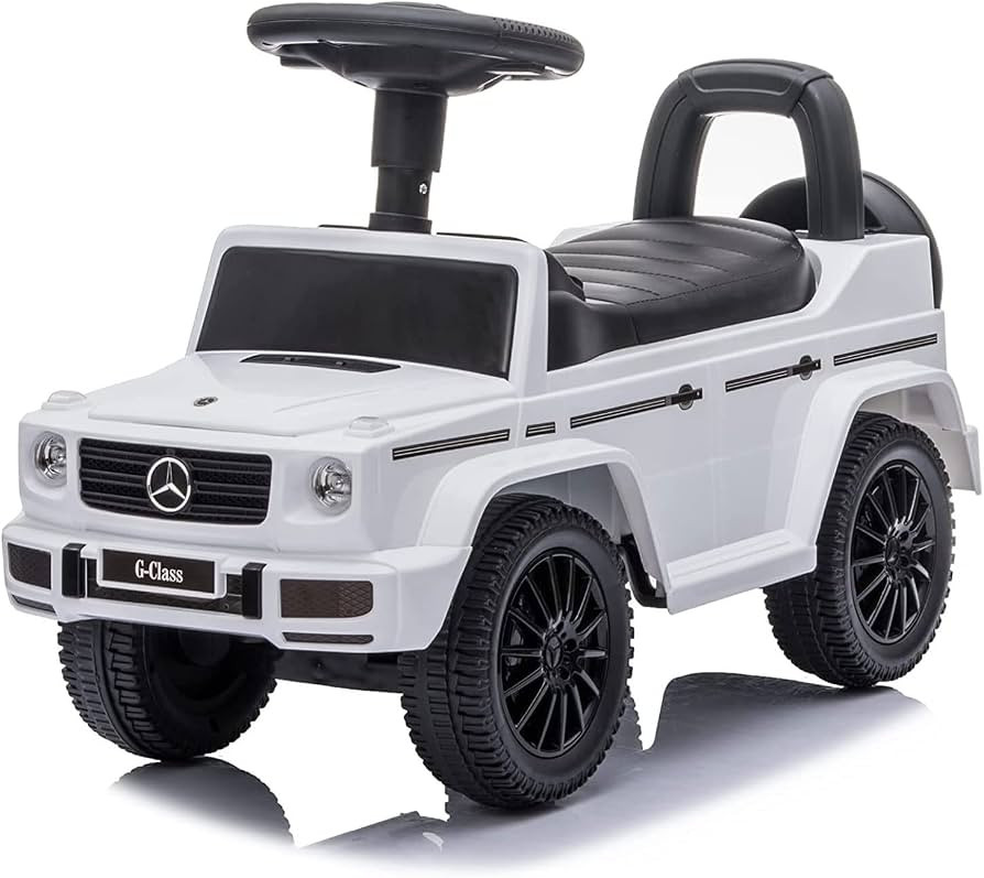 Best Ride On Cars Kids Outdoor Stroller Mercedes G-Wagon Push Car with Working Lights, Horn, and ... | Amazon (US)