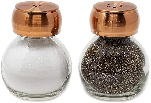 Olde Thompson Orbit Salt & Pepper Shaker, 3", Copper/Clear | Amazon (US)