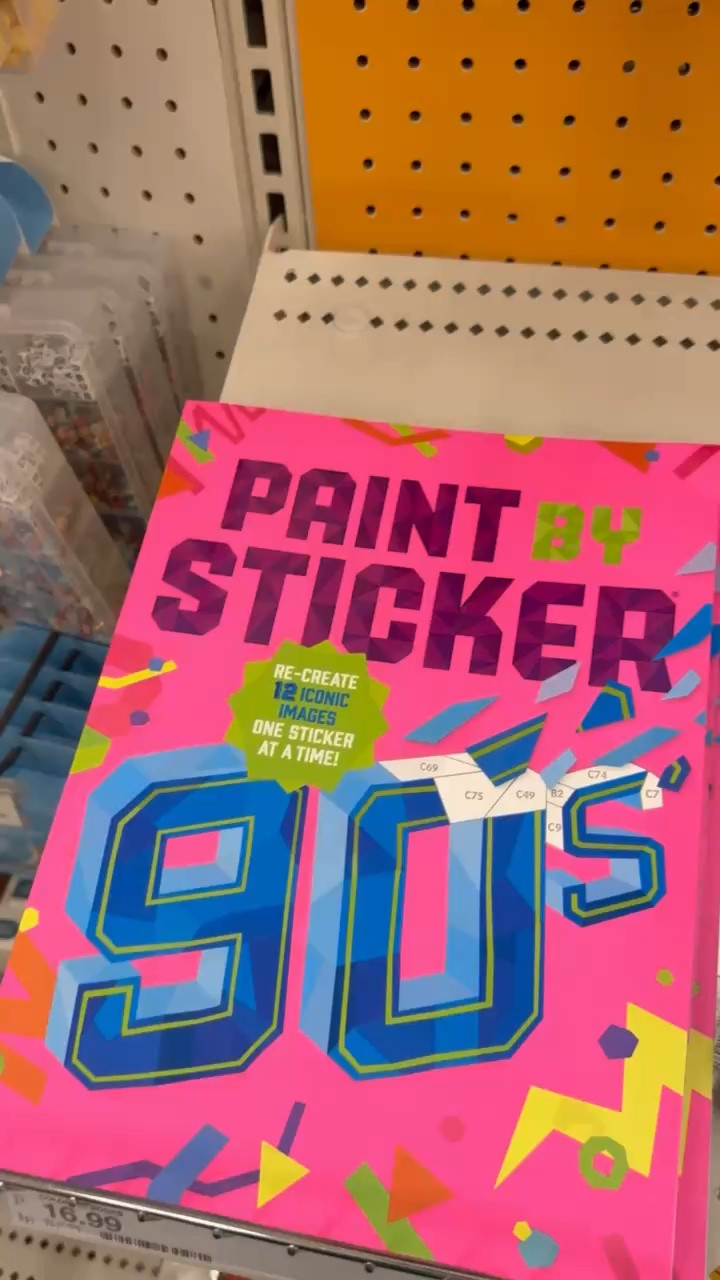 This 90’s Paint by Sticker book is so fun. Yes, please. Order for yourself. 


#paintbysticker

#LTKKids #LTKmomlife #LTKselfcare