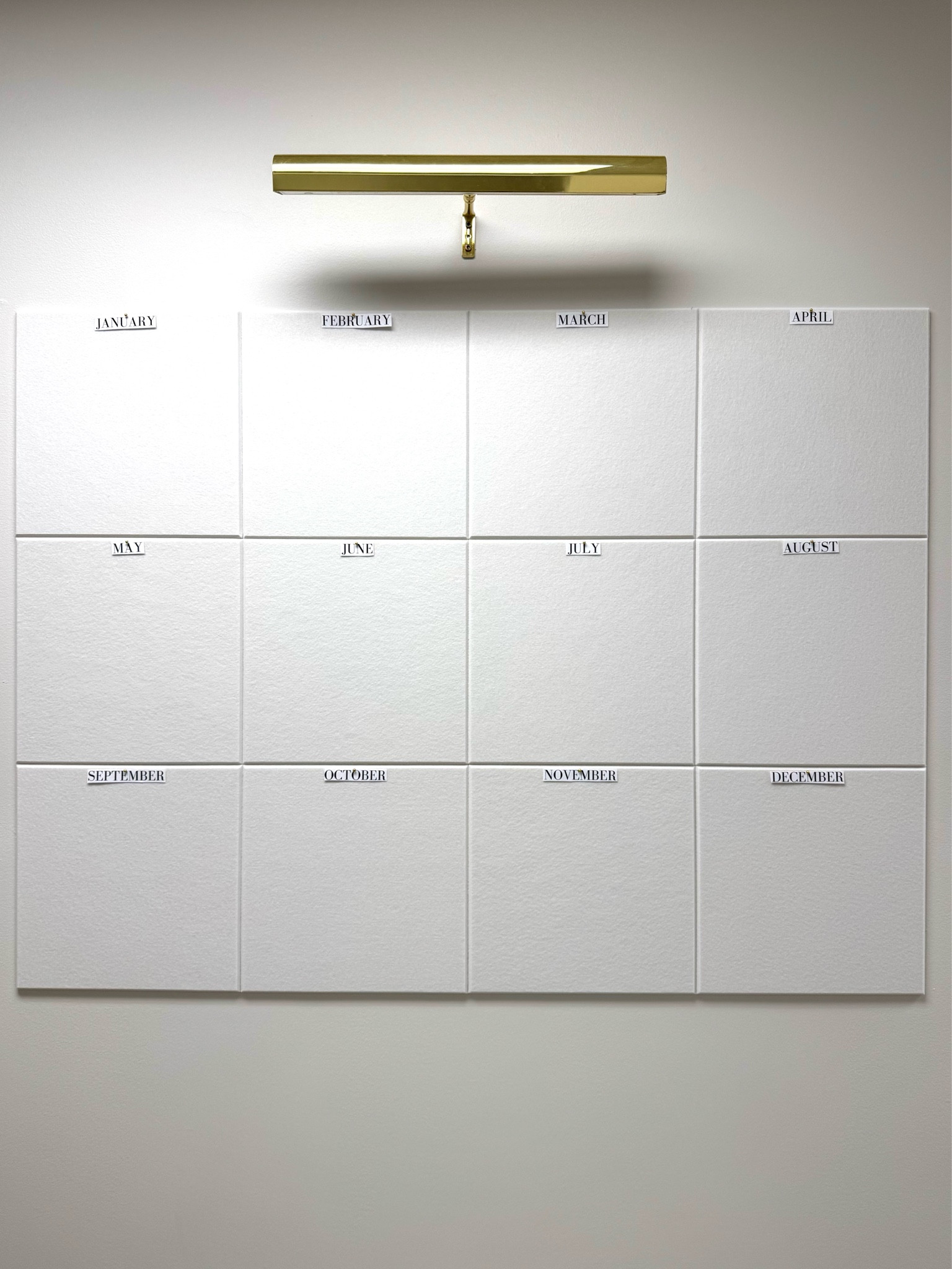 This set of 12 felt cork board tiles makes for a great calendar for the new year! Whether it’s a content calendar for work or a visual calendar for the home, these felt tiles are sticky & so versatile. Use them to plan your events, goals, & plans for the new year. 

#LTKHome