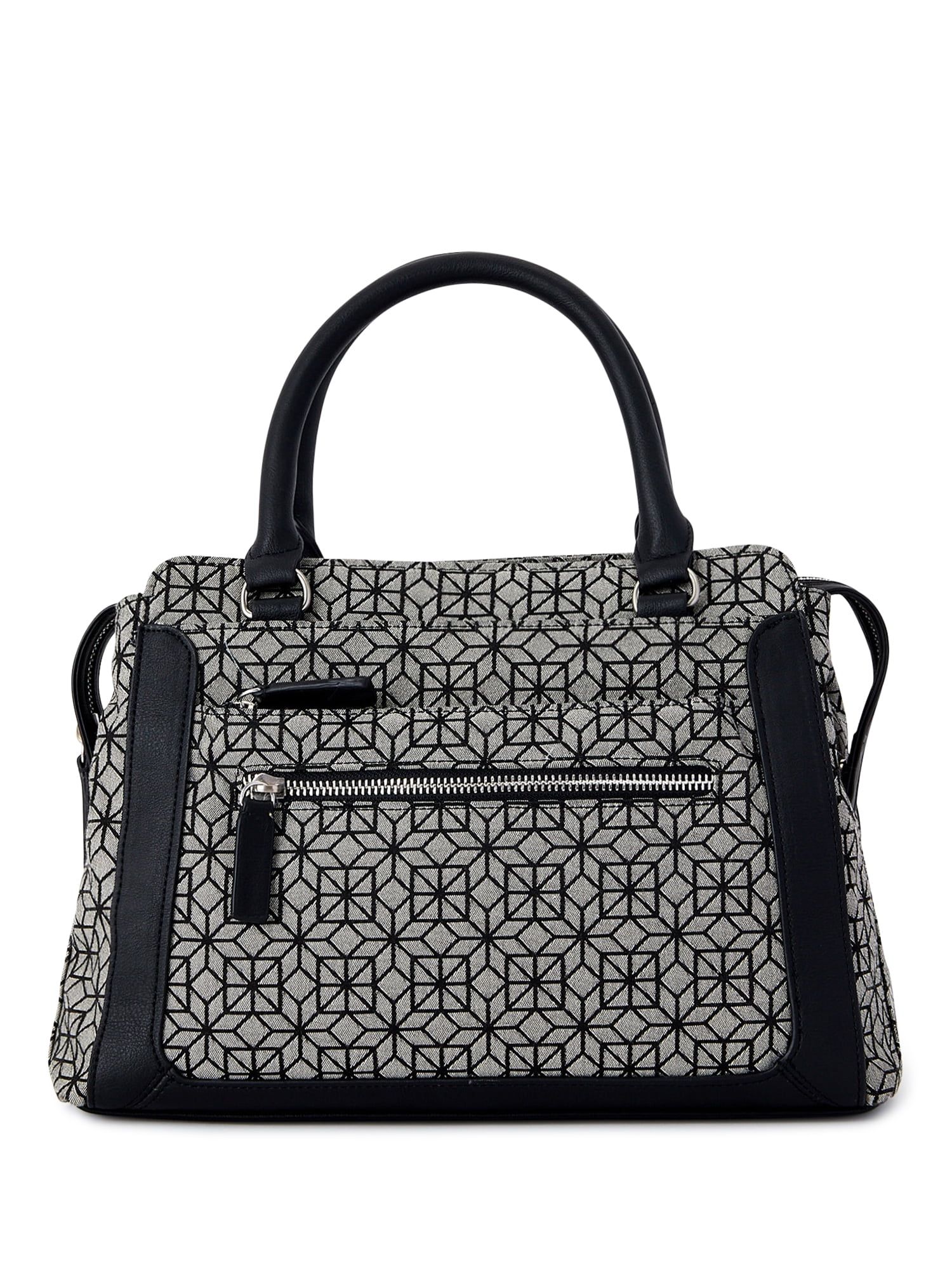 Time and Tru Women's Multi-Compartment Marli Convertible Satchel Handbag | Walmart (US)