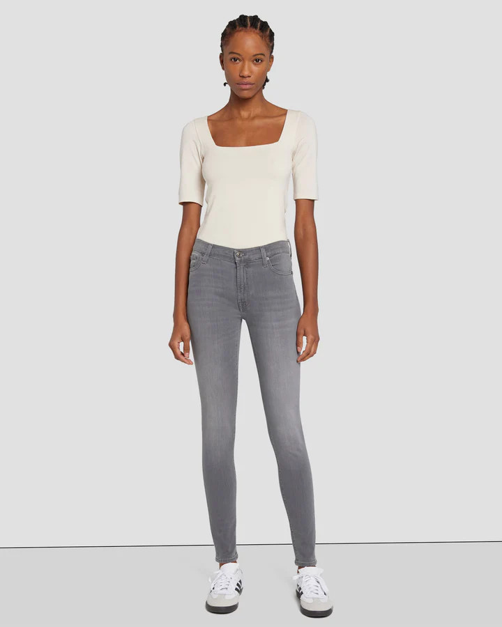Slim Illusion Skinny Luxe High Waist in Bliss | 7 For All Mankind