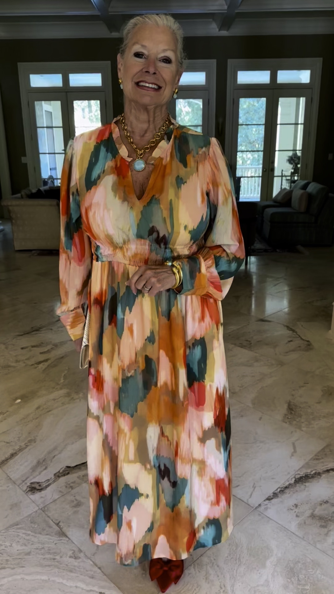 Are you going to a semi formal wedding or a special occasion this fall?
This Spartina 449 Edwina Dress with Botanic Garden Painted Spots will have you dancing the night away !

#LTKWedding #LTKParties #LTKOver40