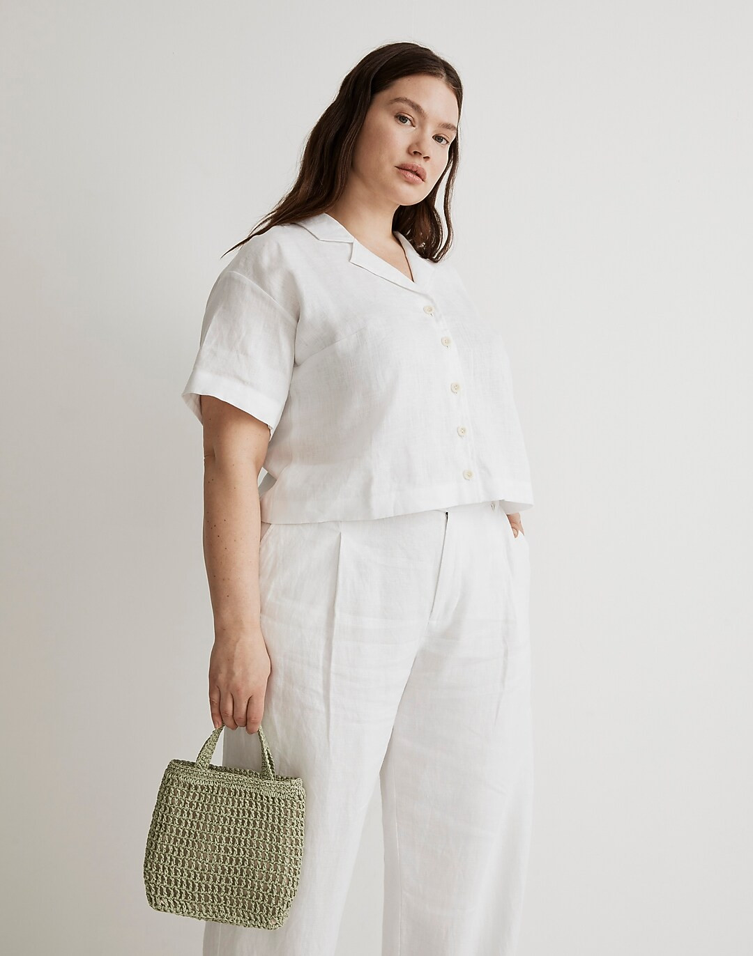 The Small Transport Crossbody: Straw Edition | Madewell