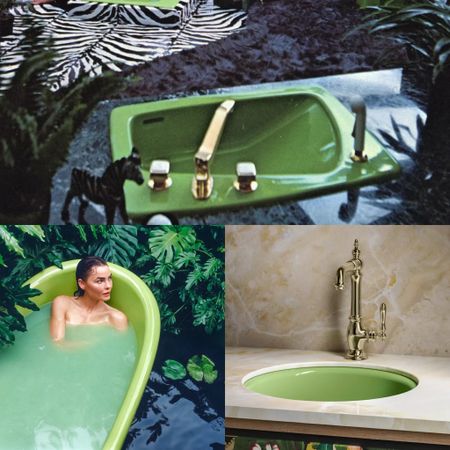Plan your bath refreshing? Kohler has recently launched a new heritage green collection which showcased in sweeping Flamingo Estate gardens in Los Angeles. The mine boasts 3 archival geeen. The one here is  vibrant Fresh Green. 

#LTKHome #LTKGiftGuide #LTKSeasonal