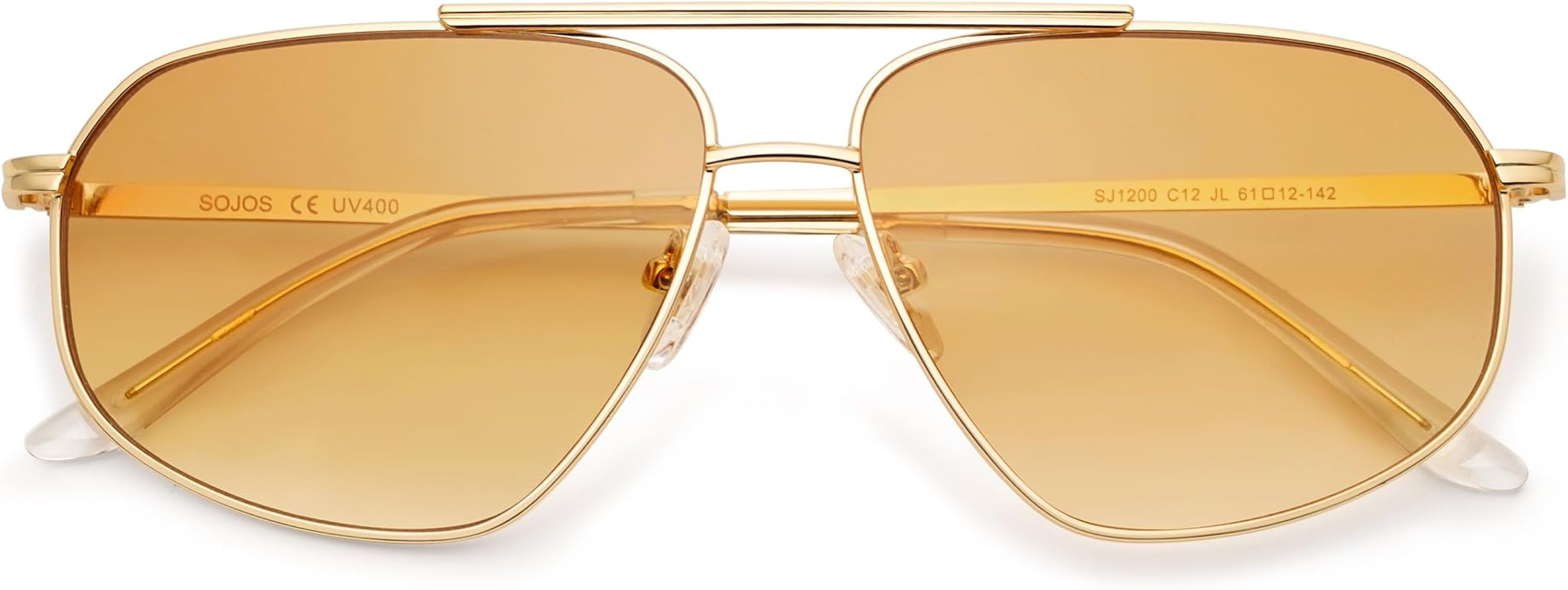 SOJOS Retro Hexagon Aviator Sunglasses for Women Men Trendy Vintage UV400 Protection Shades SJ120... | Amazon (US)