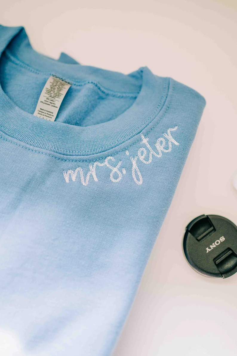 Stitched Collar Sweatshirt Mama Sweatshirt Grammy Sweatshirt New Mom Gift Aesthetic Mom Gift - Et... | Etsy (US)