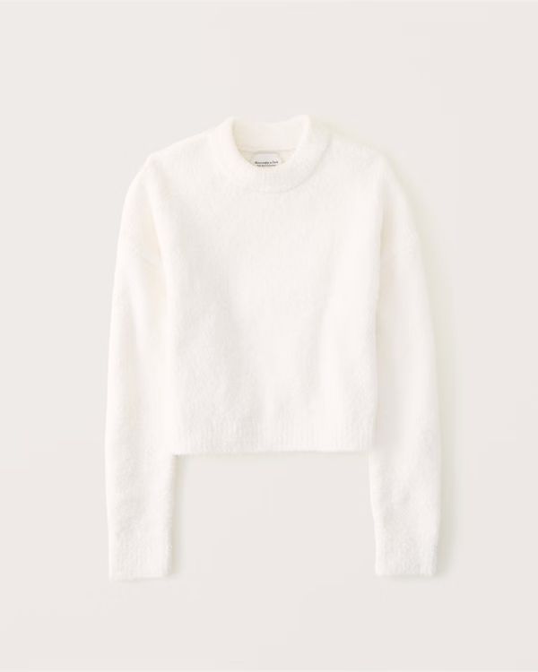 CremeLuxe Crew Sweater | Abercrombie & Fitch (US)