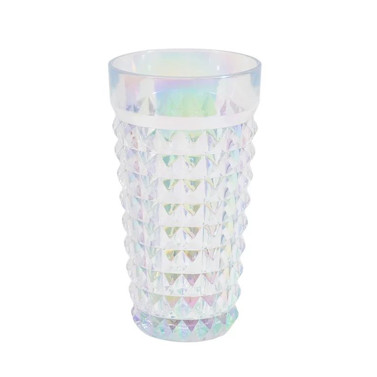 Better Homes & Gardens 24-Ounce Crystal Cut Luster Tumbler, Clear | Walmart (US)