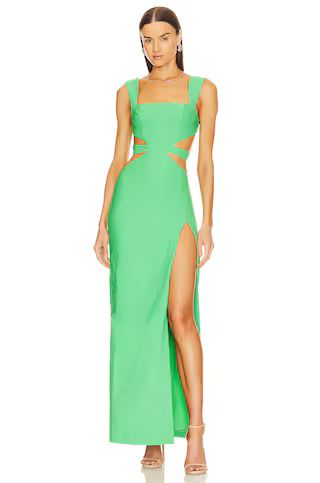 Michael Costello x REVOLVE Sadie Gown in Green from Revolve.com | Revolve Clothing (Global)