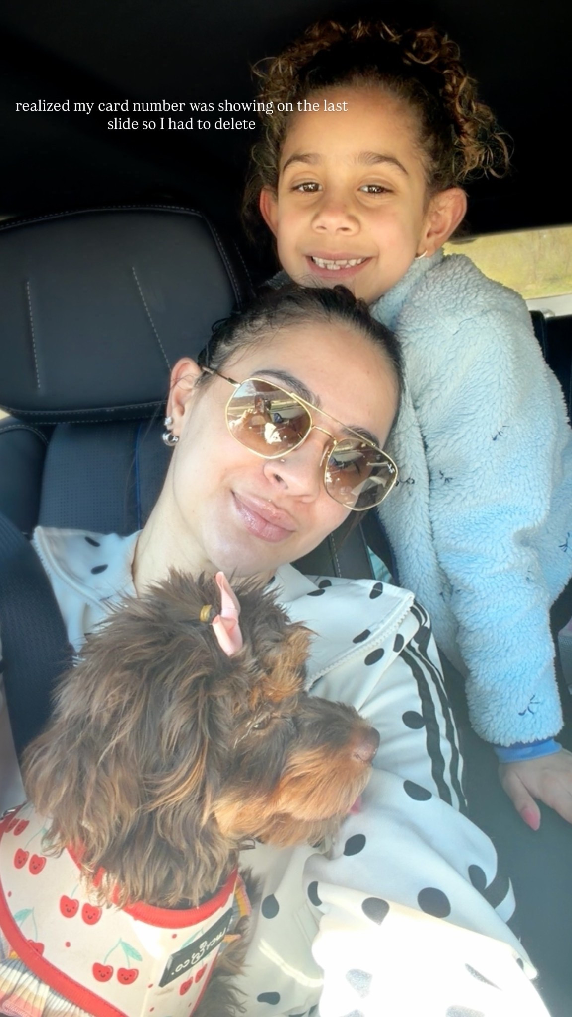 realized my card number was showing on the last slide so I had to delete