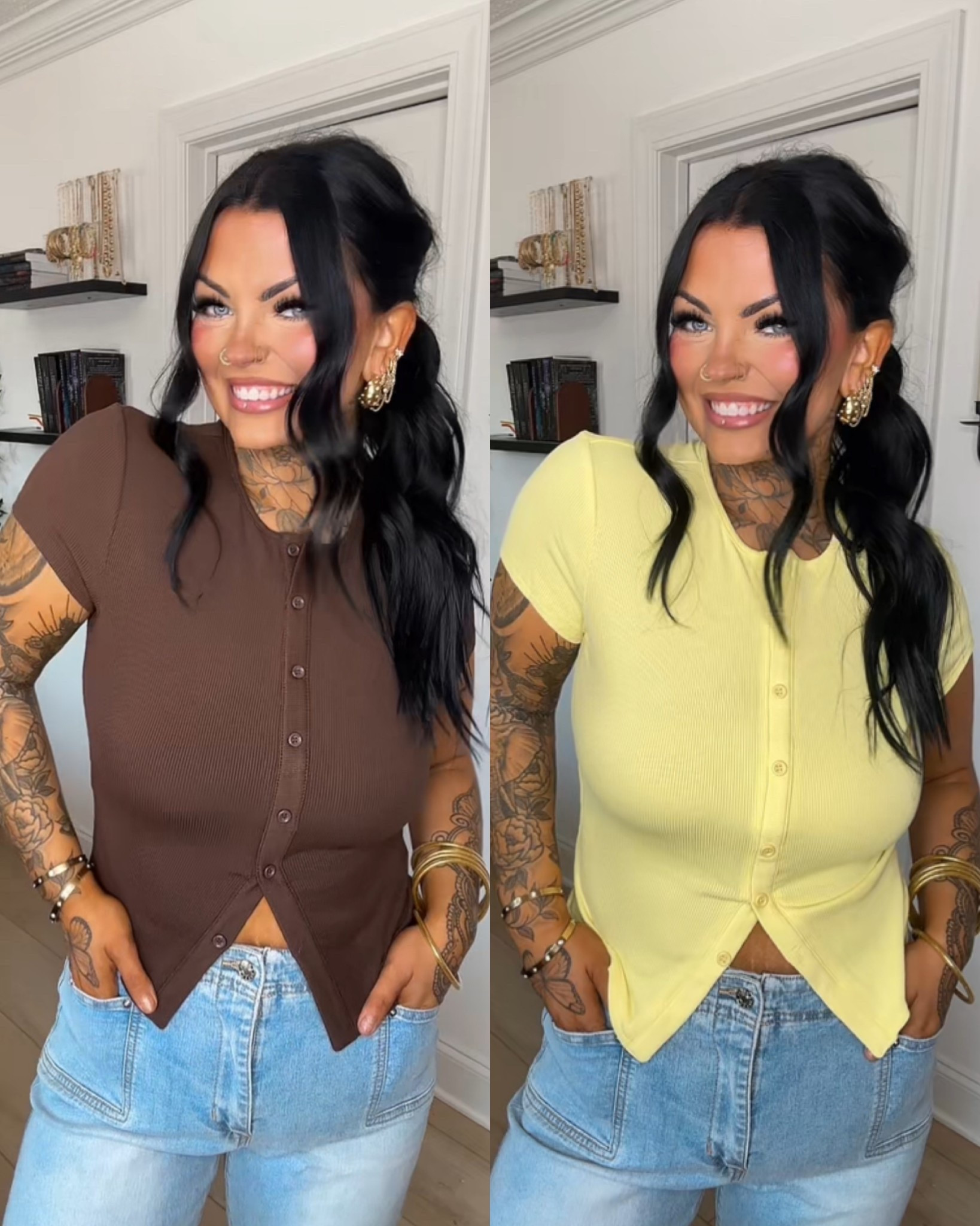 Size large in tops & 10 in jeans!