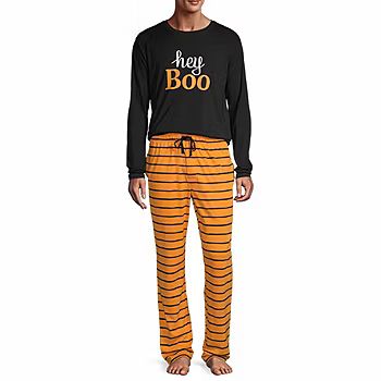 new!Hope & Wonder Hey Boo Mens Halloween 2-pc. Pant Pajama Set | JCPenney