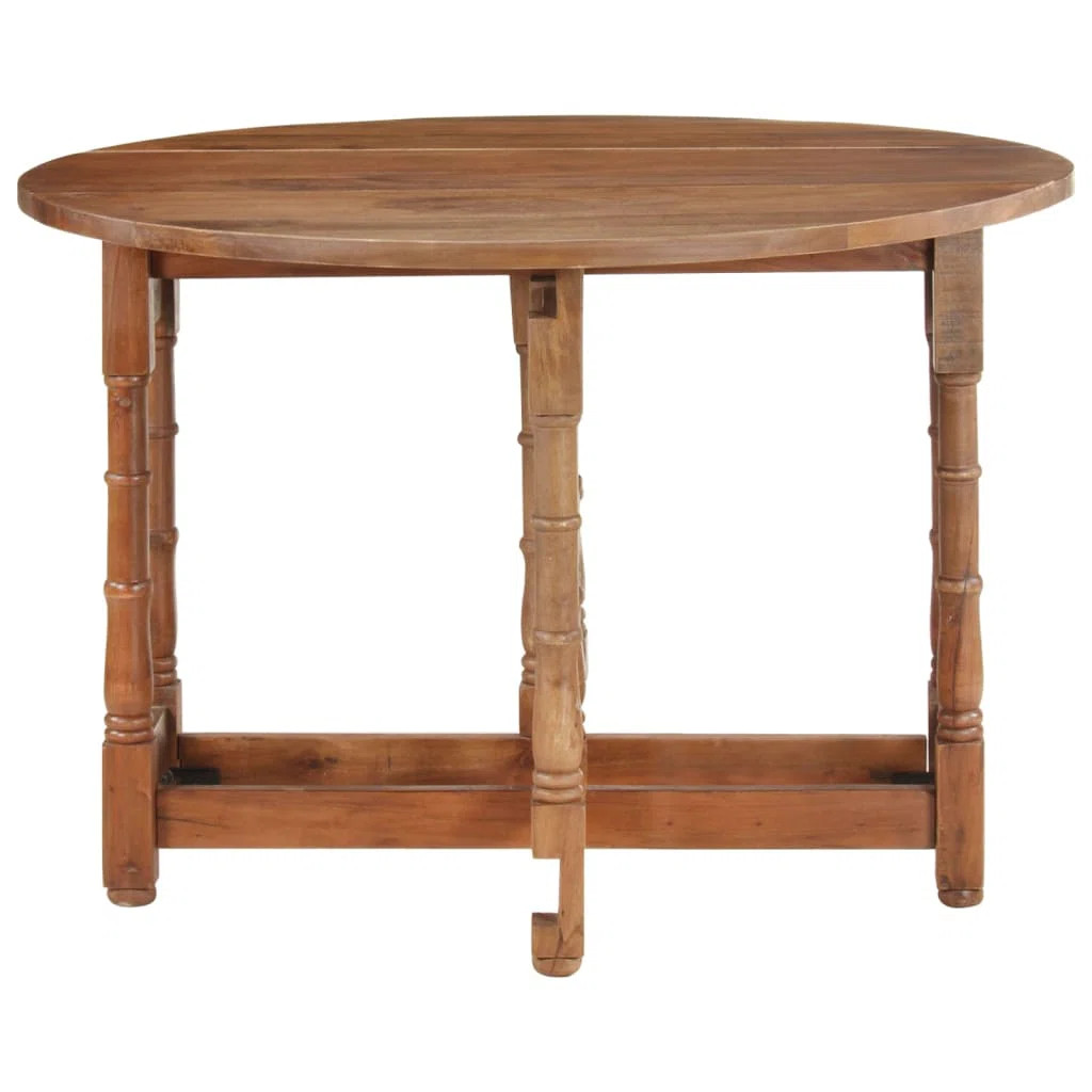 Dining Table Kitchen Table Dining Room Table Round Solid Mango Wood | Wayfair North America