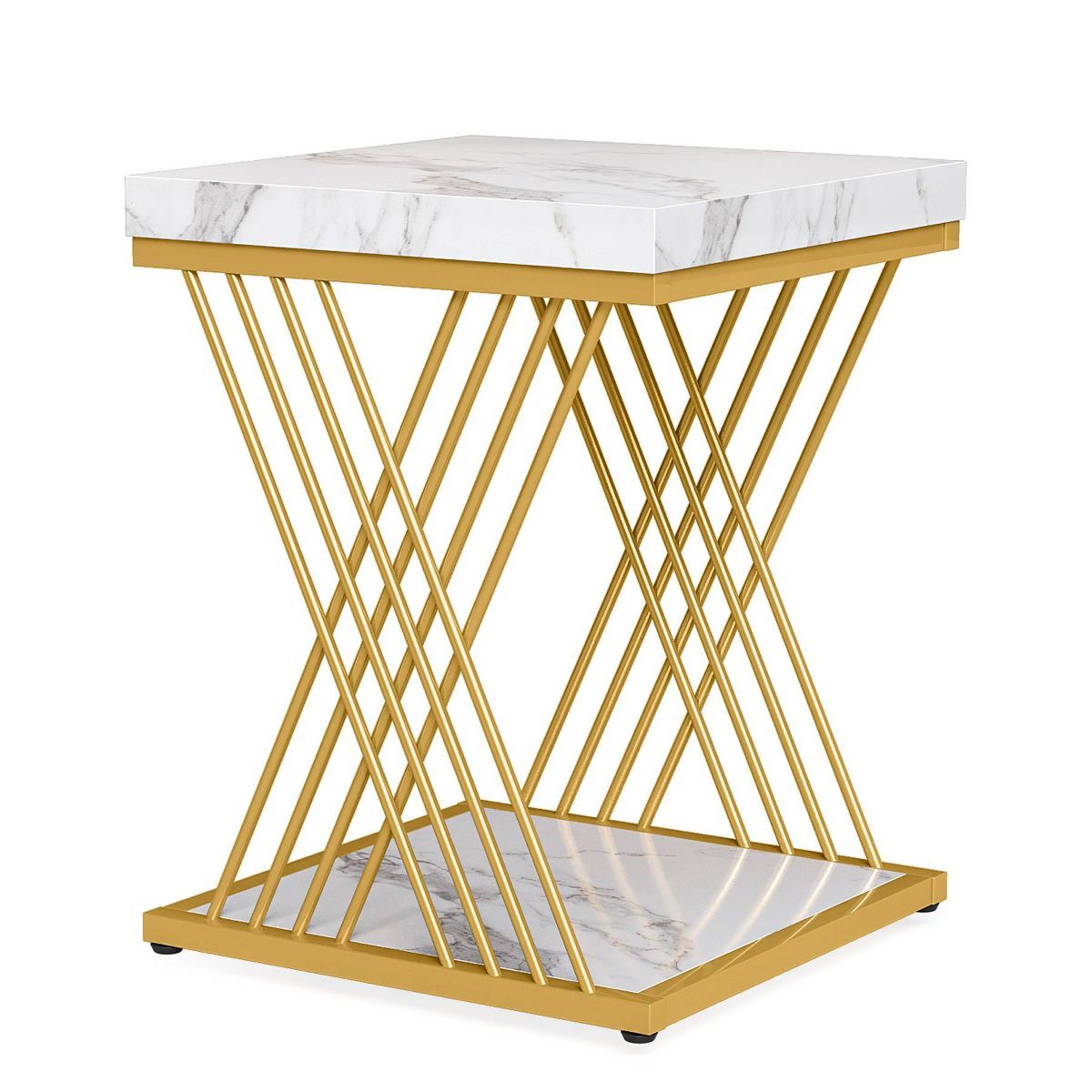 Tribesigns 2-Tier End Table, Square Side Table | Target