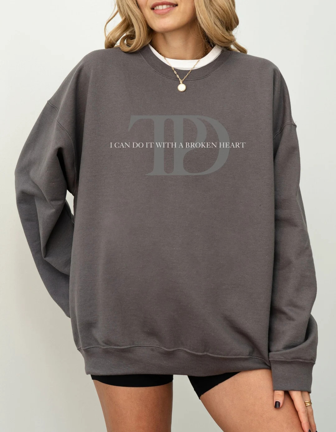 I Can Do It With A Broken Heart Unisex Crewneck Sweatshirt - Etsy | Etsy (US)