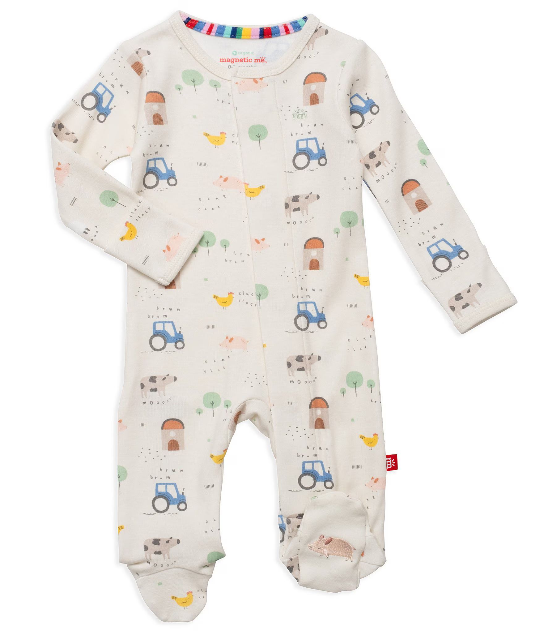 Magnetic Me Baby Boys Newborn-9 Months Long Sleeve Pasture Bedtime Footed Coverall | Dillard's | Dillard's