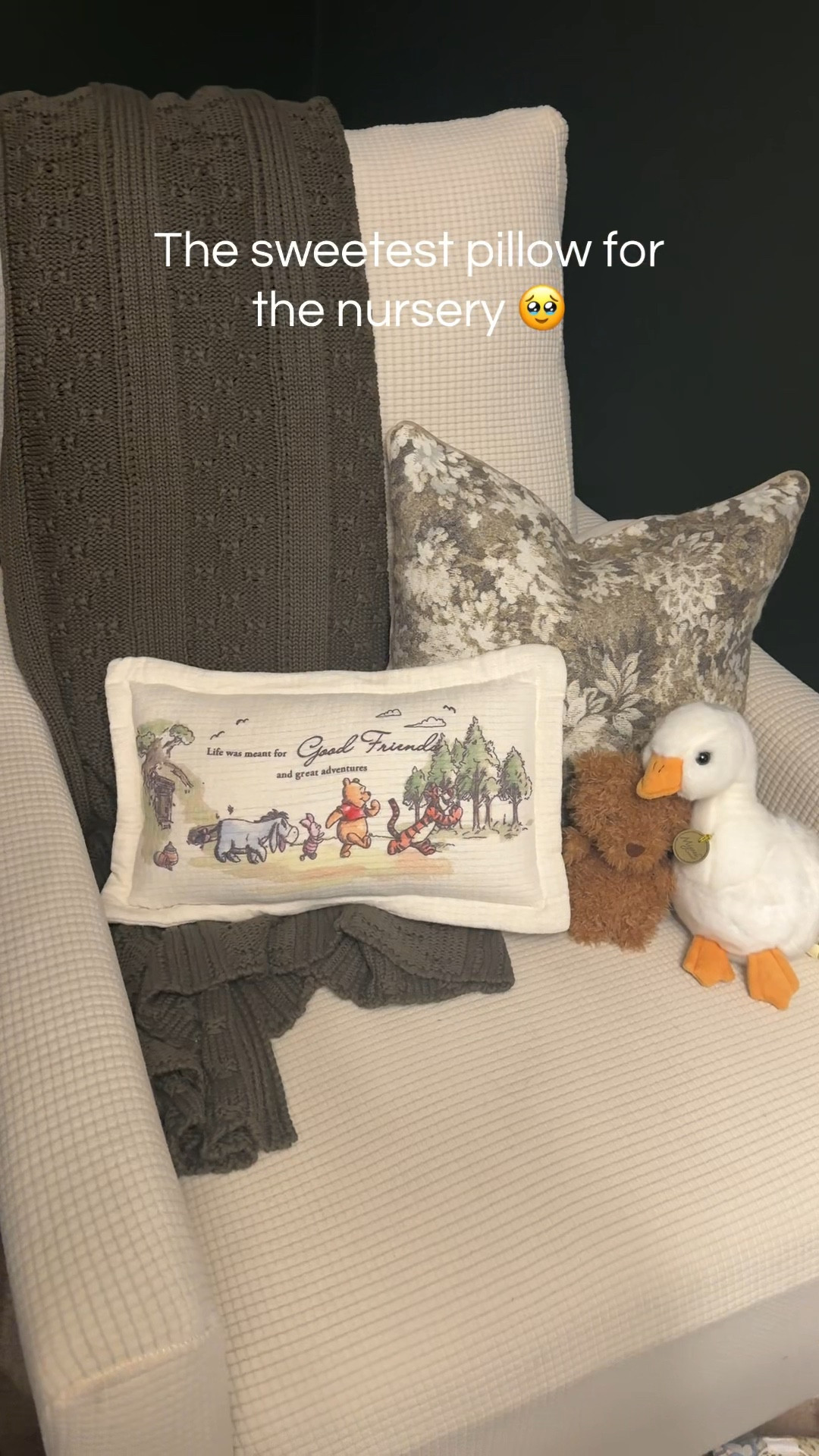 Winnie the Pooh nursery pillow 

#LTKKids #LTKmomlife #LTKHome