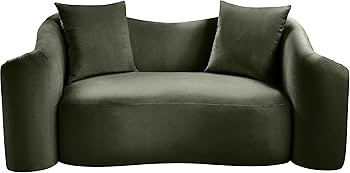 Meridian Furniture 44052Green-L Destin Collection Modern | Contemporary Loveseat with Ultra Luxe ... | Amazon (US)
