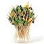 Cocktail Picks 200 Counts Handmade Sticks Wooden ﻿Natural Bamboo Toothpicks Cocktail Sticks Par... | Amazon (US)