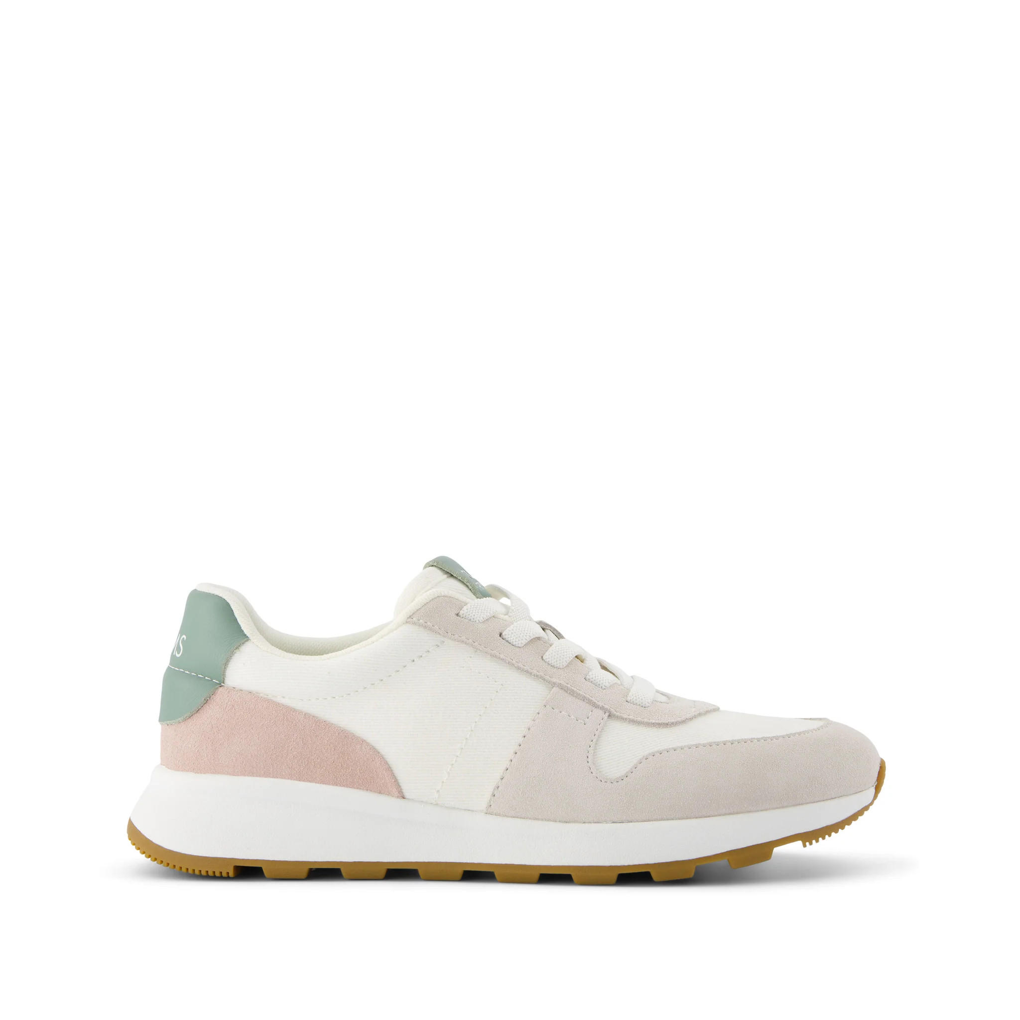 TRVL LITE Retro Runner Natural Vintage Twill Sneaker | Toms EMEA