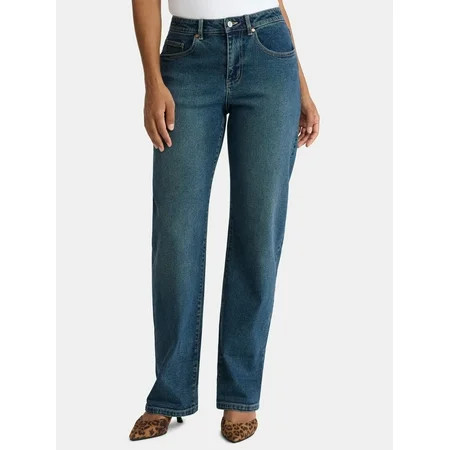 Madden NYC Women's Barrel Jeans, 28" Inseam, Sizes 00-18 | Walmart (US)