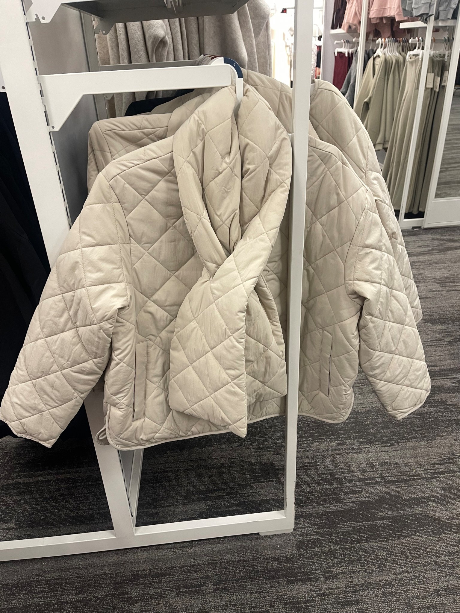 This lightweight quilted jacket has a matching scarf! Comes in black and is 20% off today! 

#LTKSaleAlert #LTKStyleTip #LTKFindsUnder50