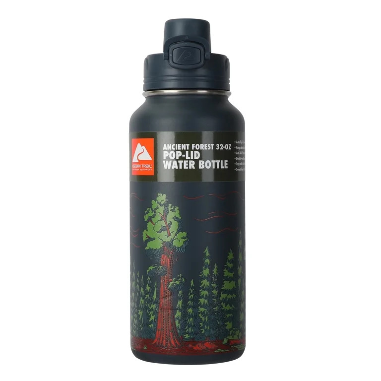 Ozark Trail 32 oz Chug Tritan Water Bottle, Ancient Forest, BPA-Free Reusable | Walmart (US)