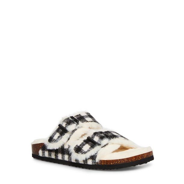 Madden Girl Women's Butterfly Faux Fur Lined Footbed Sandal - Walmart.com | Walmart (US)