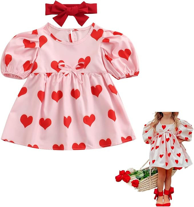 RSRZRCJ Kids Toddler Baby Girl Fall Winter Clothes Long Sleeve Shirt Dress with Strap Lace-up Cam... | Amazon (US)