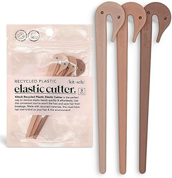 Kitsch 3pcs Elastic Hair Tie Cutter Tool - Elastic Rubber Band Cutter for Hair Ties Removal | Hai... | Amazon (US)
