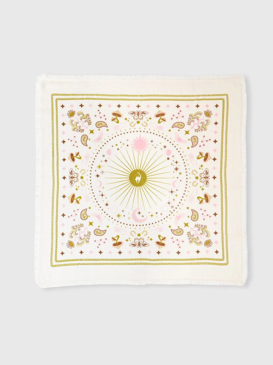 Freya Women's Cosmic Rodeo Cashmere Bandana Sweater Wrap | Saint Bernard