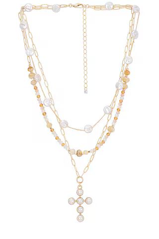 8 Other Reasons Cross Layered Necklace in Gold from Revolve.com | Revolve Clothing (Global)